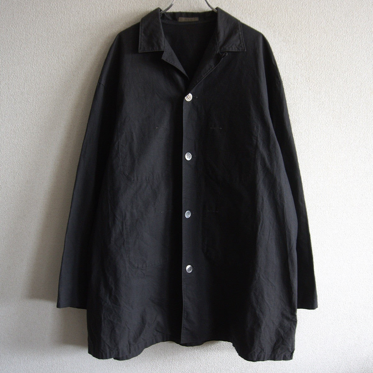 Y's for Men Open collar chore jacket Size Black XXL