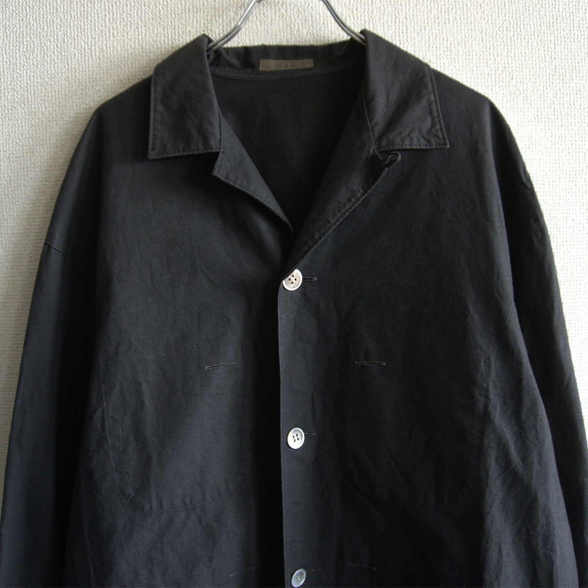Y's for Men Open collar chore jacket Size Black XXL