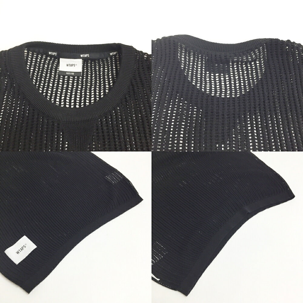 WTAPS GHILL Cotton Mesh Knit Sweater Size L