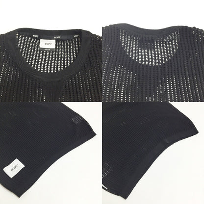 WTAPS GHILL Cotton Mesh Knit Sweater Size L