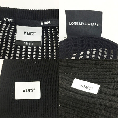 WTAPS GHILL Cotton Mesh Knit Sweater Size L
