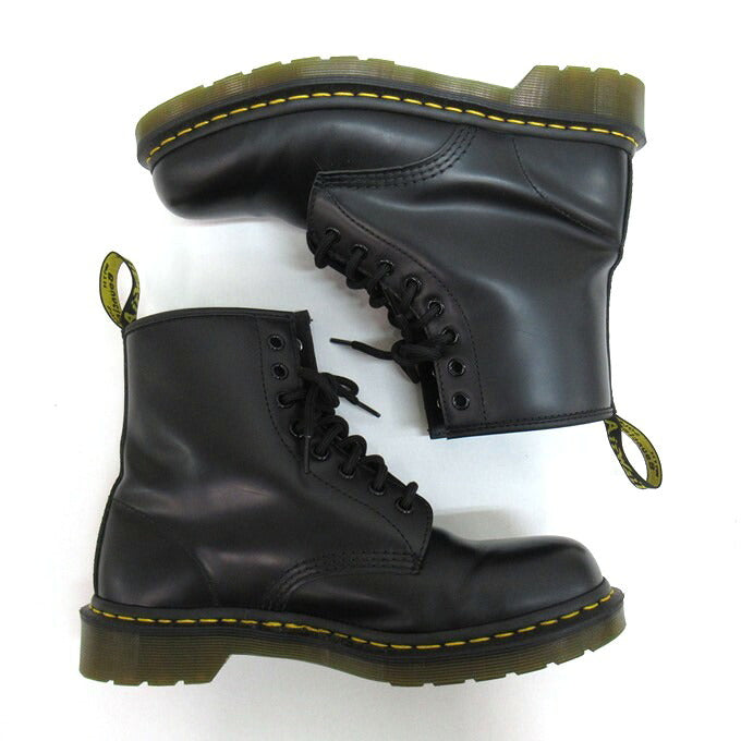 Dr. Martens 1460 8 Eye Leather Boots Black Size UK8