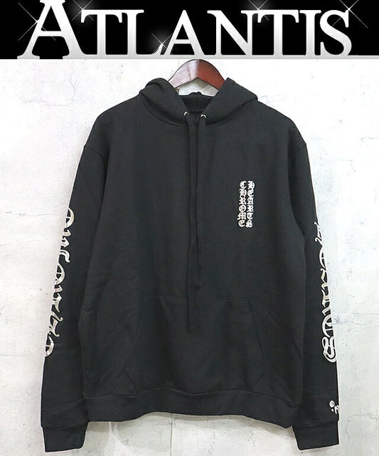 CHROME HEARTS Online Excl. Old English Logo Hoodie Size M