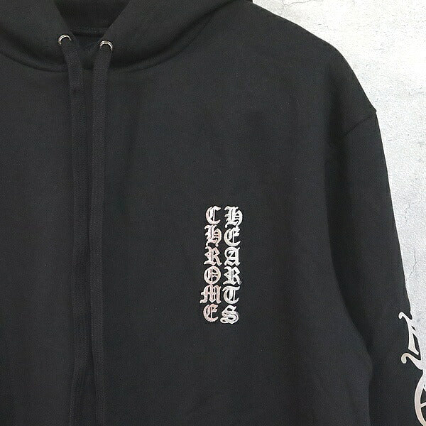 CHROME HEARTS Online Excl. Old English Logo Hoodie Size M