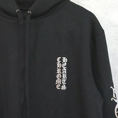 CHROME HEARTS Online Excl. Old English Logo Hoodie Size M