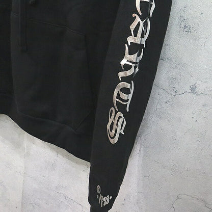 CHROME HEARTS Online Excl. Old English Logo Hoodie Size M