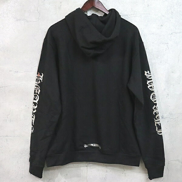 CHROME HEARTS Online Excl. Old English Logo Hoodie Size M