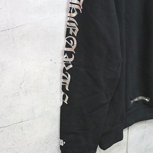 CHROME HEARTS Online Excl. Old English Logo Hoodie Size M