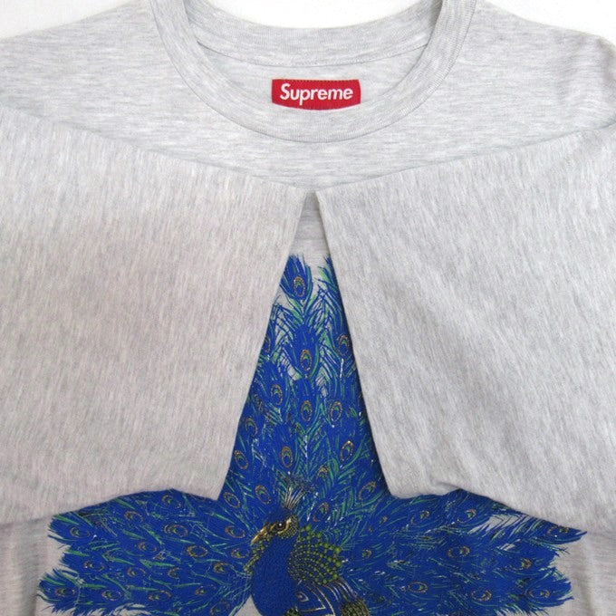Supreme 25FW Peacock S/S T-Shirt Gray Size L