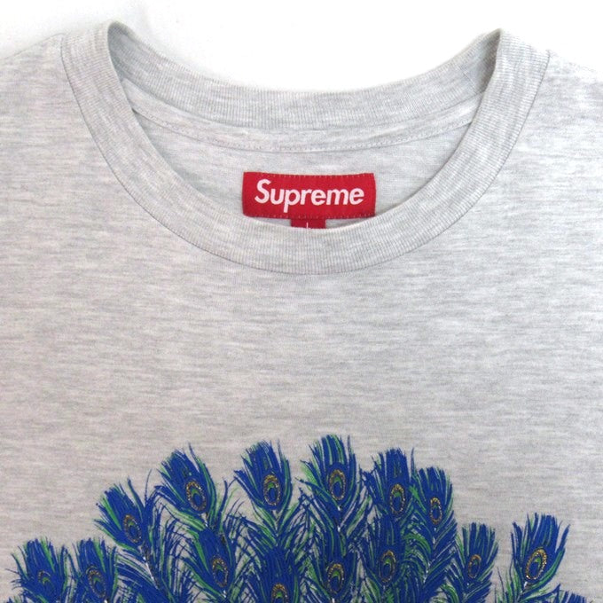 Supreme 25FW Peacock S/S T-Shirt Gray Size L