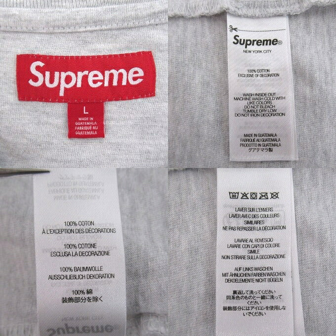Supreme 25FW Peacock S/S T-Shirt Gray Size L