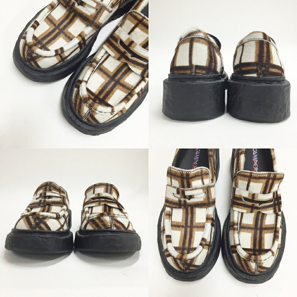 CAMPERLAB Vamonos Brown White Shoes Size EU43