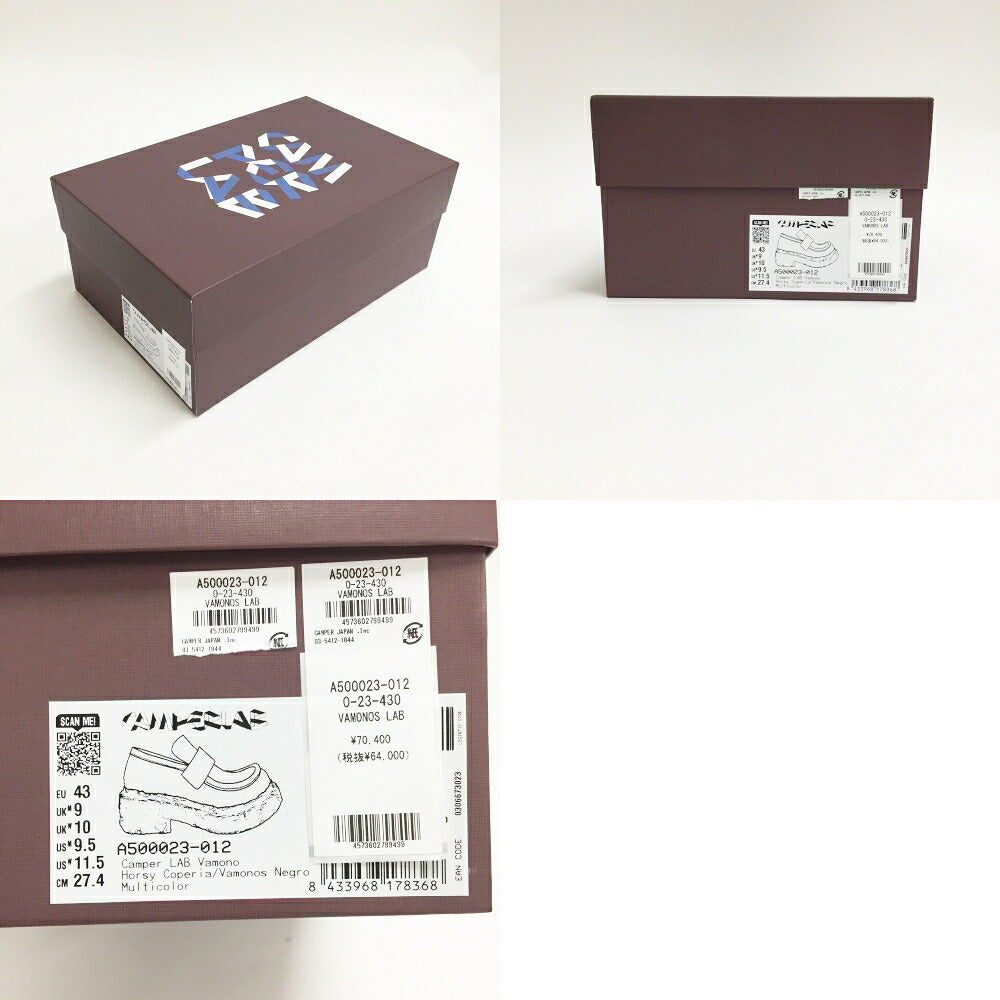 CAMPERLAB Vamonos Brown White Shoes Size EU43