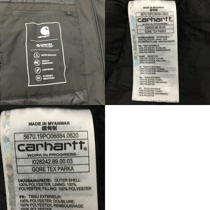 Carhartt WIP Gore-Tex Parka Black Jacket Size M