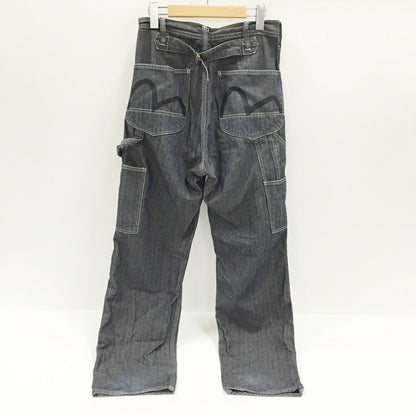 EVISU Herringbone Painter Pants Navy Size 30