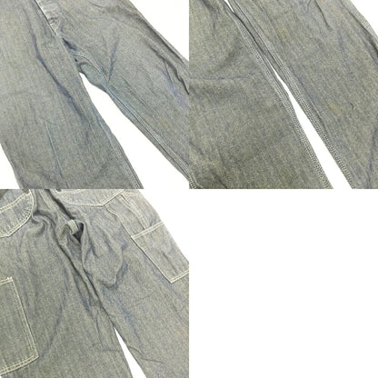 EVISU Herringbone Painter Pants Navy Size 30
