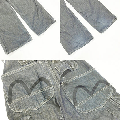 EVISU Herringbone Painter Pants Navy Size 30