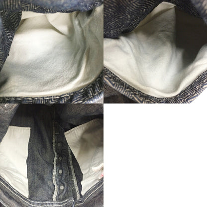 EVISU Herringbone Painter Pants Navy Size 30