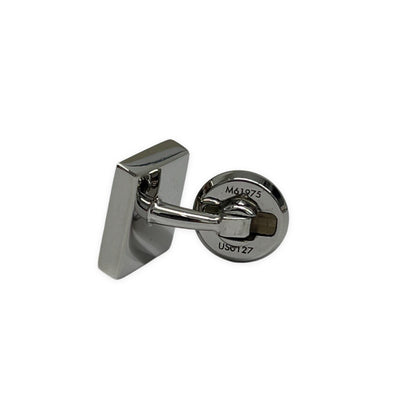 LOUIS VUITTON Damier Silver Cufflinks Made in Italy