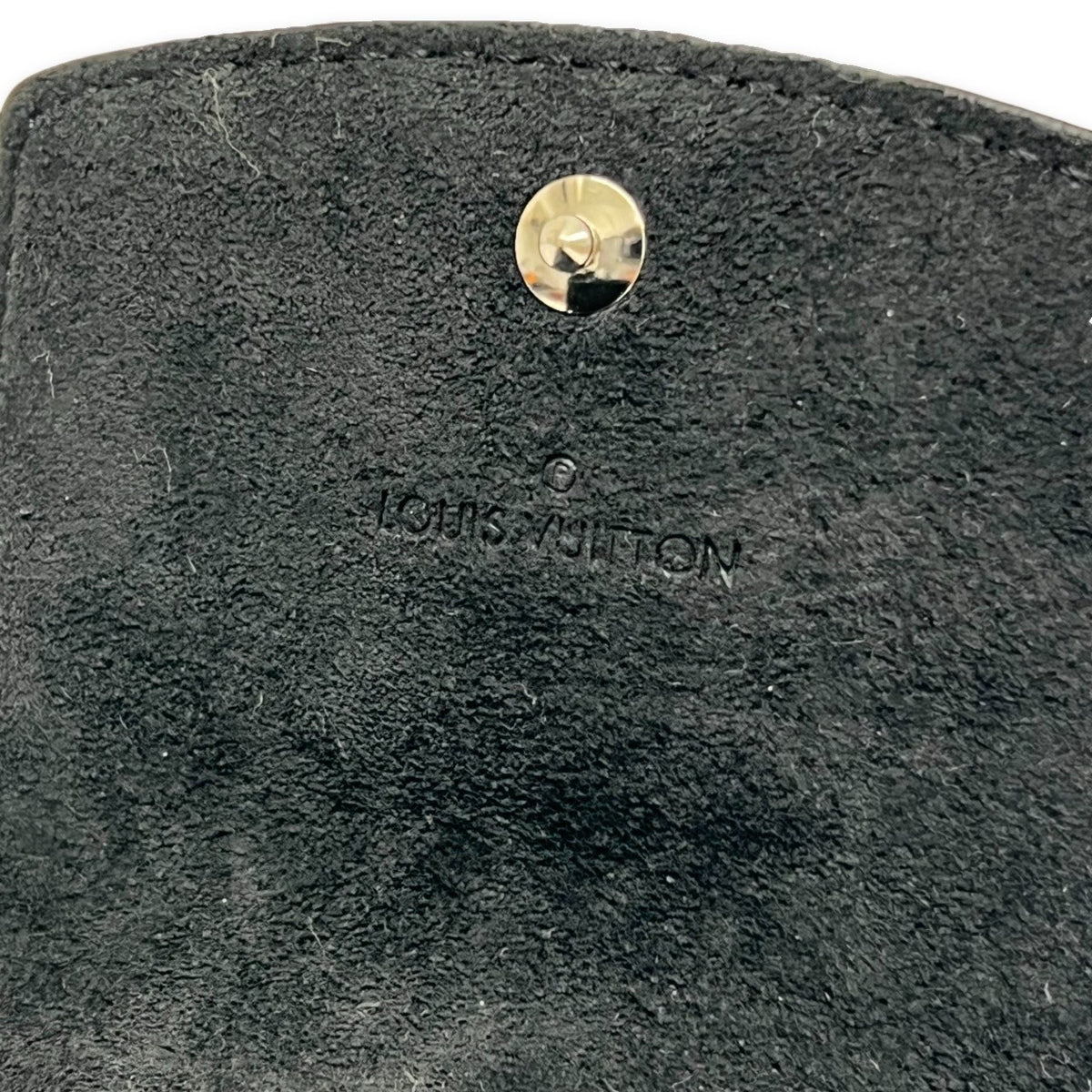 LOUIS VUITTON LV Circle Silver Cufflinks Italy