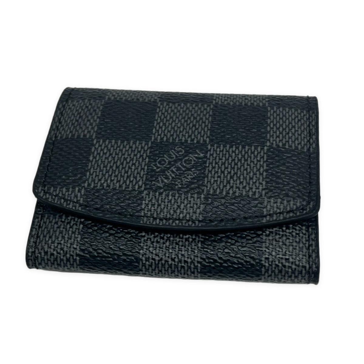 LOUIS VUITTON Damier Silver Cufflinks Made in Italy