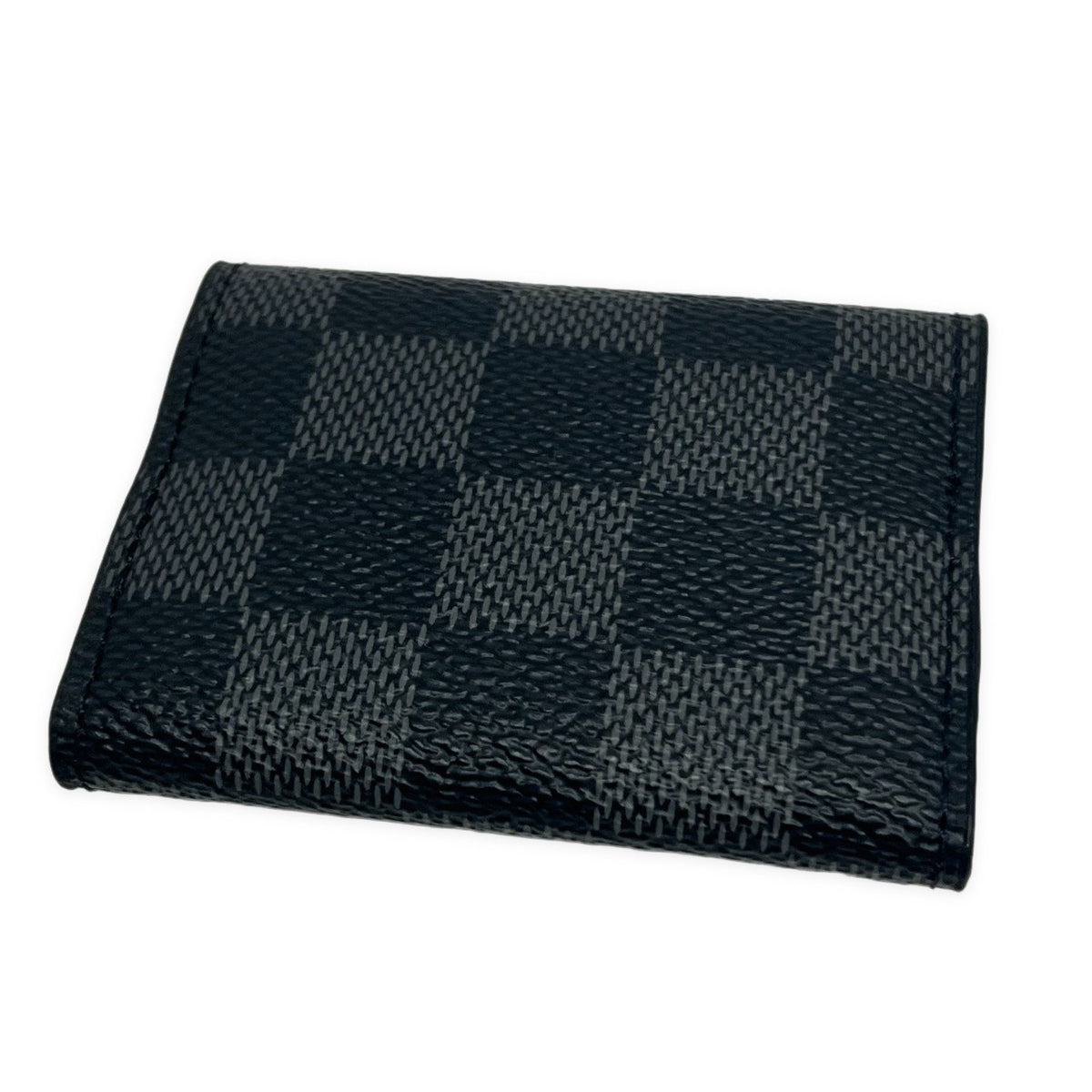 LOUIS VUITTON Damier Silver Cufflinks Made in Italy