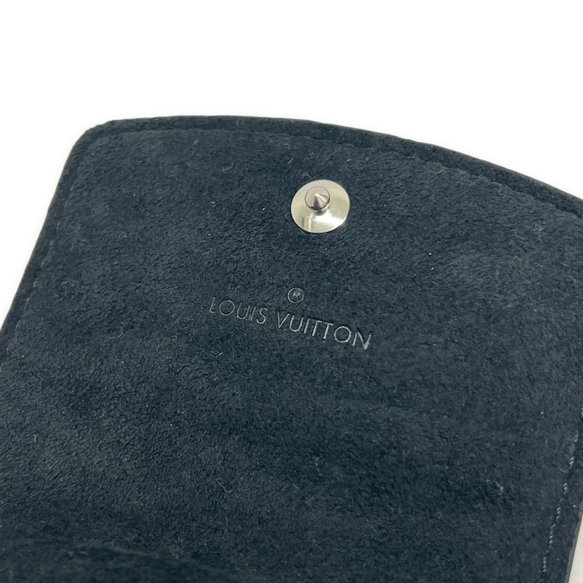 LOUIS VUITTON Damier Silver Cufflinks Made in Italy