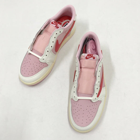 NIKE Travis Scott Air Jordan 1 Low OG Pink Sneakers Size 28