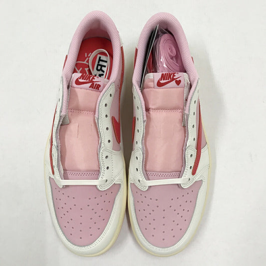 NIKE Travis Scott Air Jordan 1 Low OG Pink Sneakers Size 28