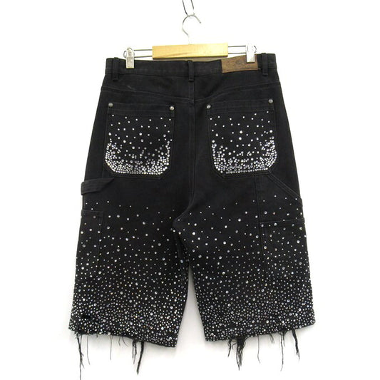 BIRTH OF ROYAL CHILD Diamond Shorts Black Size M