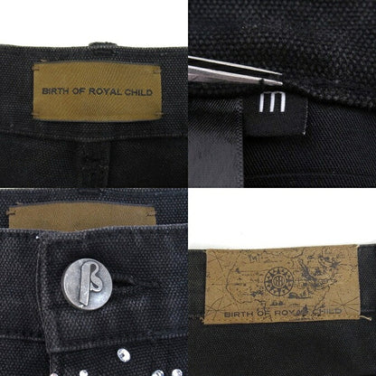 BIRTH OF ROYAL CHILD Diamond Shorts Black Size M