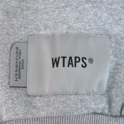 WTAPS 23AW FORTLES Cotton Sweatshirt Gray Size 01
