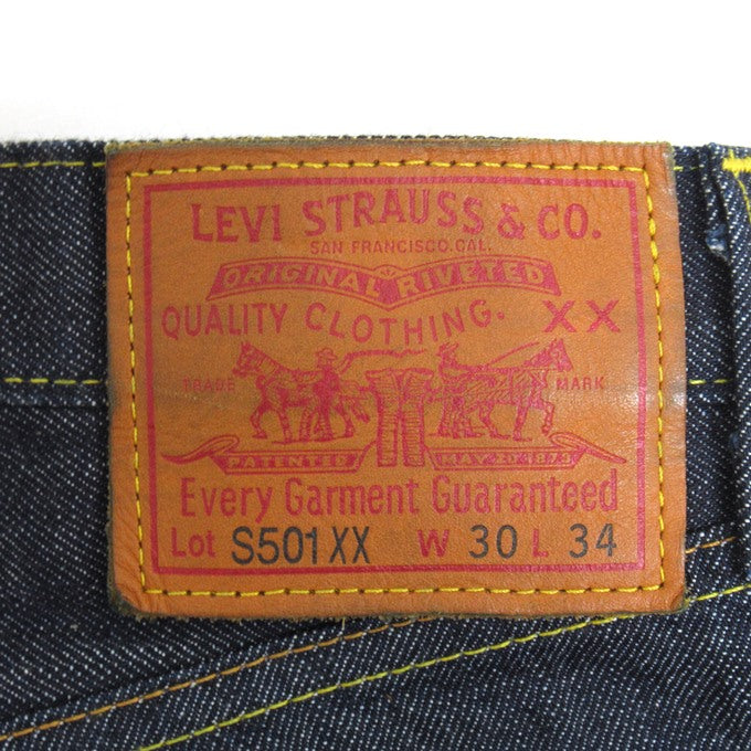 LEVI’S VINTAGE CLOTHING 1944 WWII Denim Indigo Size W30