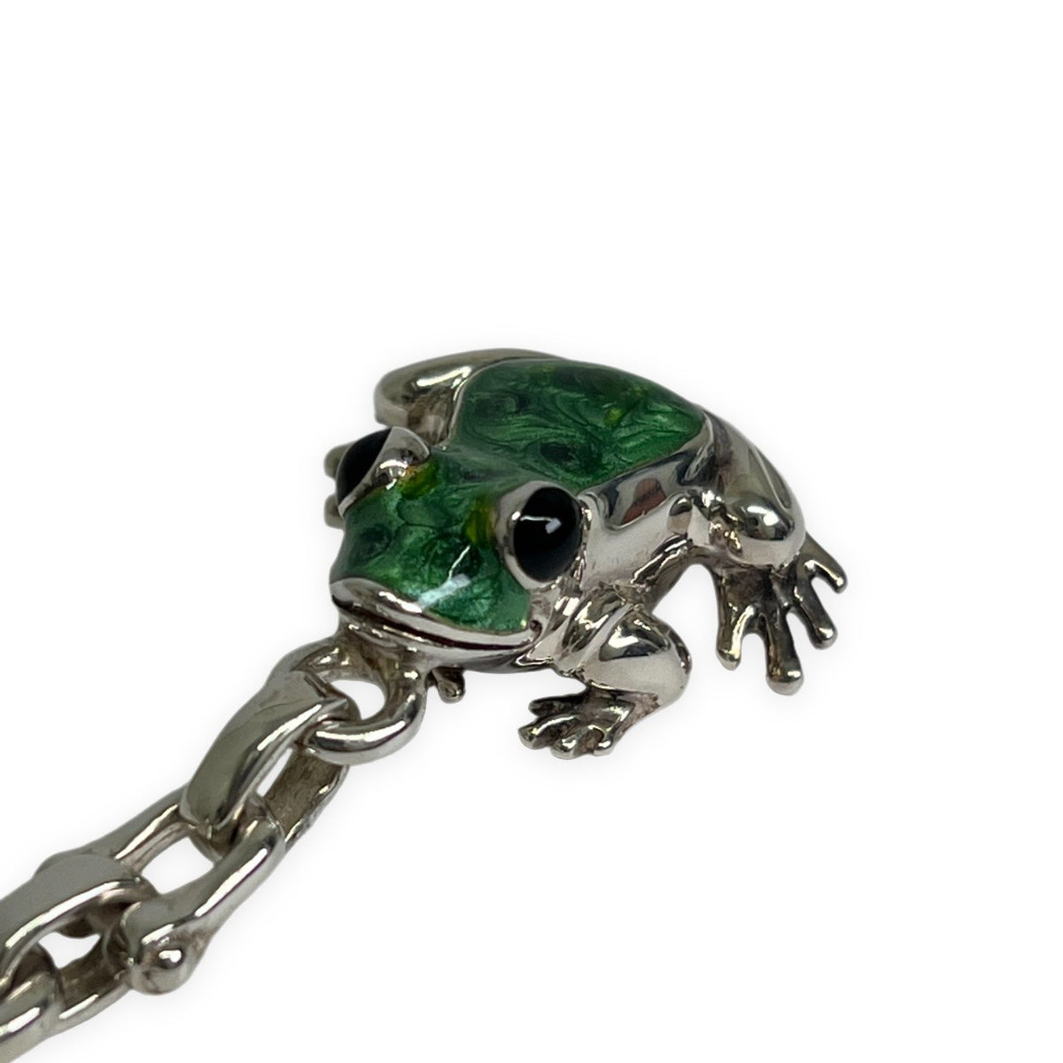 TIFFANY&Co. Vintage Silver 925 Frog Keyring Bag