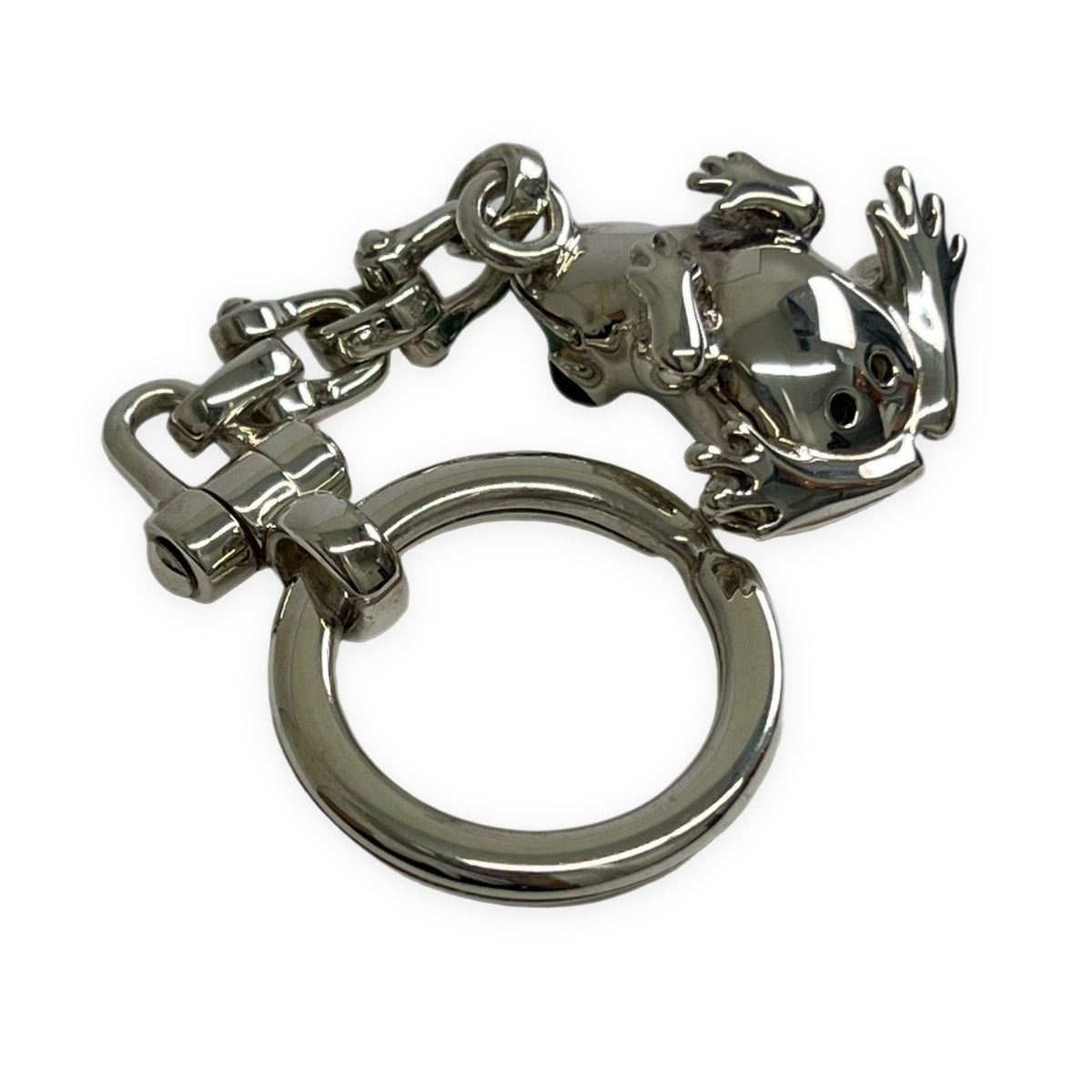 TIFFANY&Co. Vintage Silver 925 Frog Keyring Bag