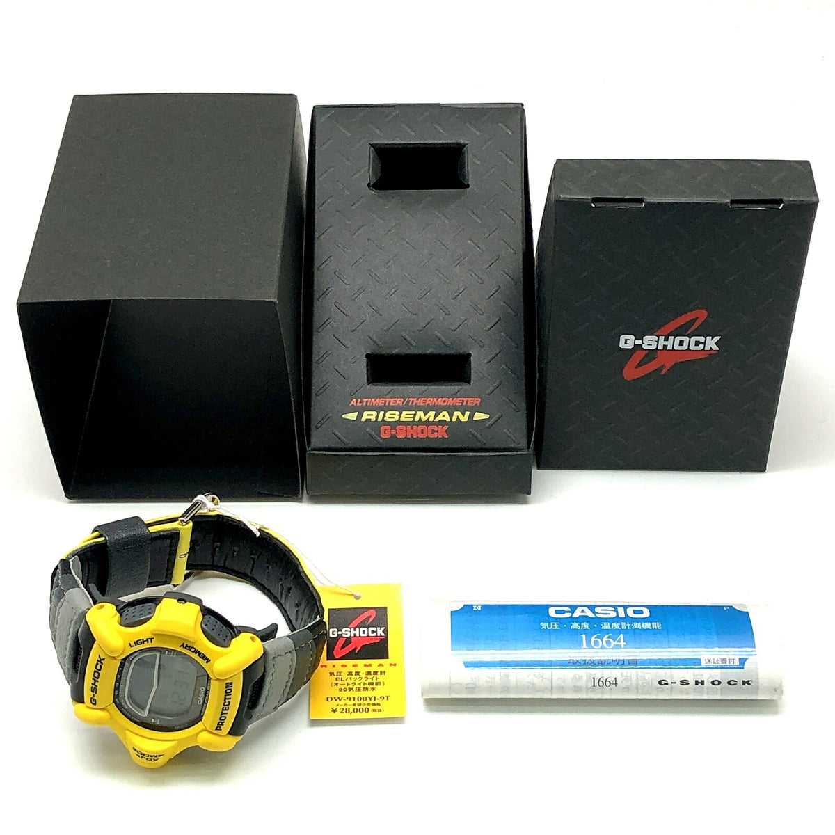 Casio G-SHOCK RISEMAN MEN IN YELLOW DW-9100YJ-9T Watch Multi