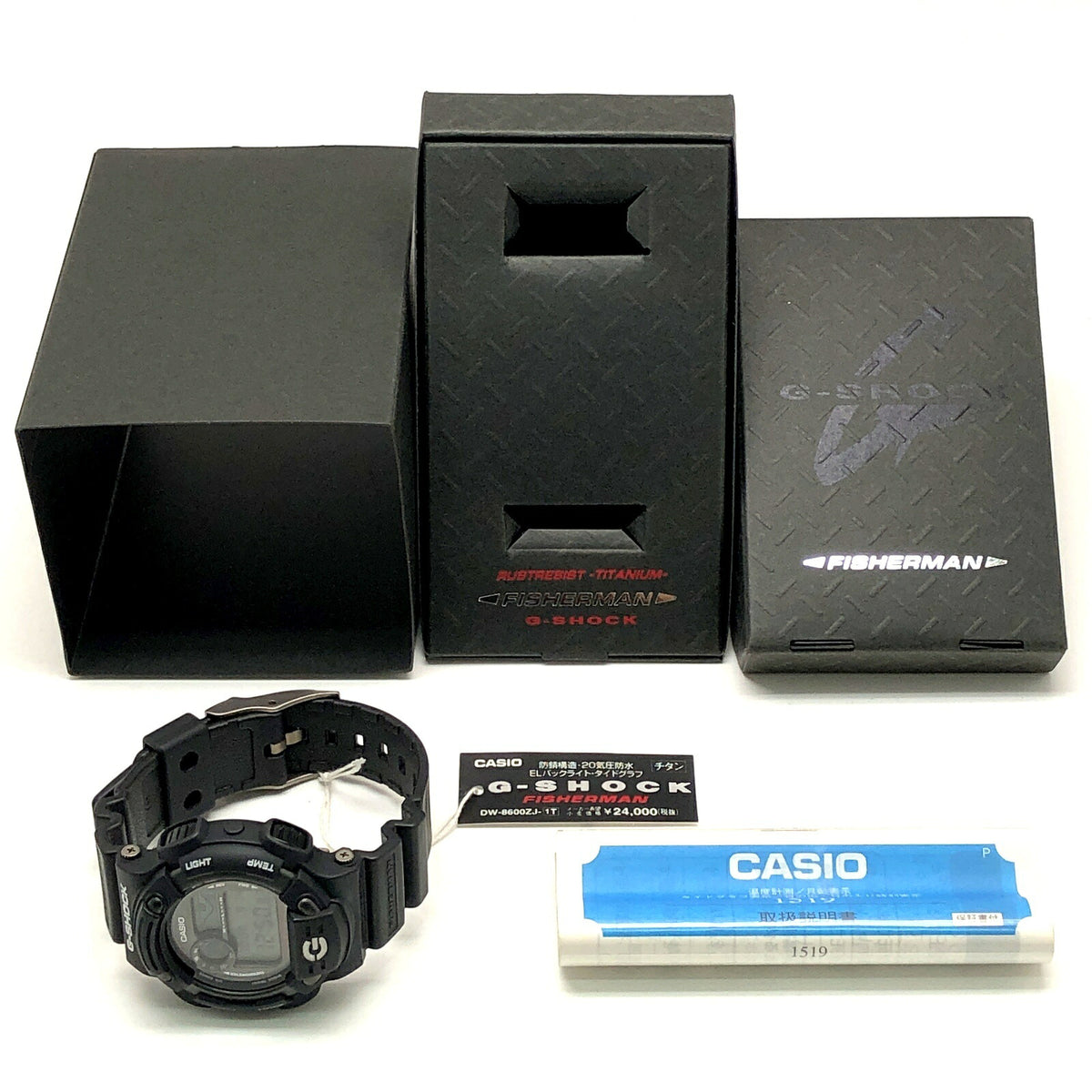 Casio G-SHOCK FISHERMAN MEN IN BLACK DW-8600ZJ-1T Watch