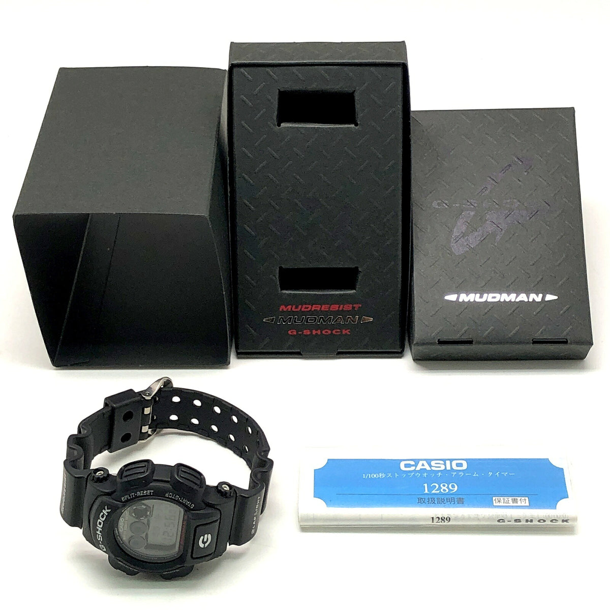 Casio G-SHOCK MUDMAN MEN IN BLACK DW-8400Z-1T Watch