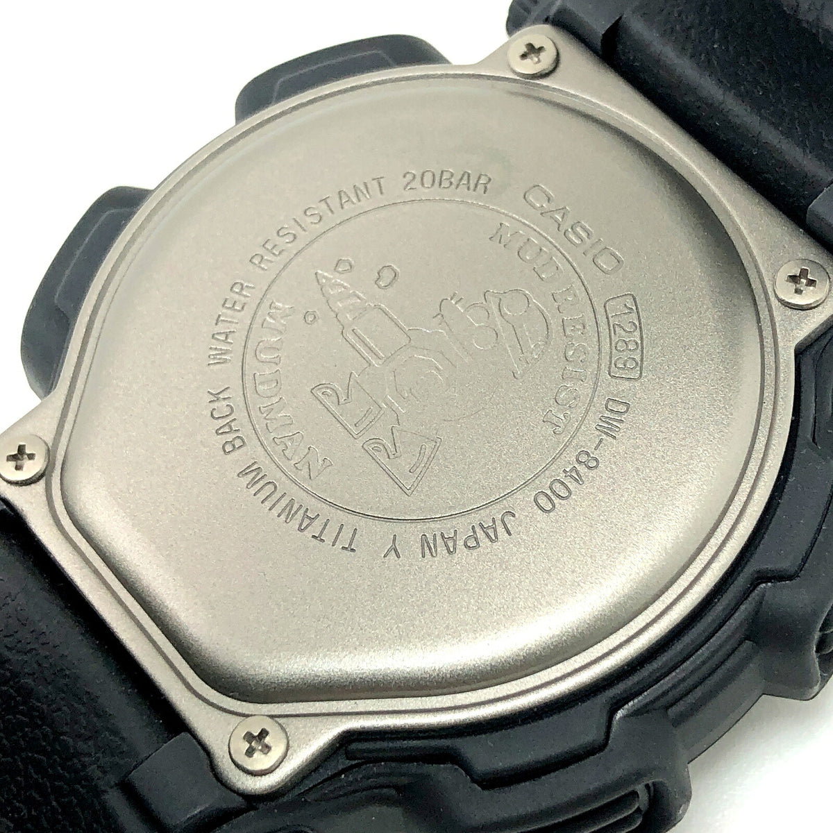Casio G-SHOCK MUDMAN MEN IN BLACK II DW-8400BM-1T Watch