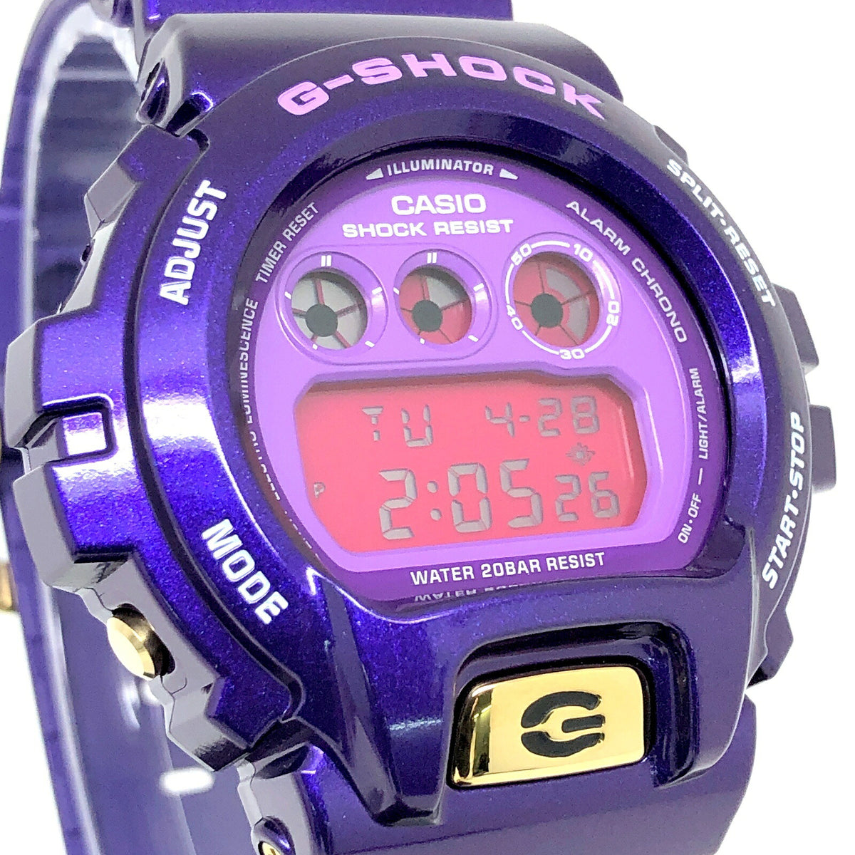 Casio G-SHOCK DW-6900SW-6 Shiro Nakano Metallic Purple Watch