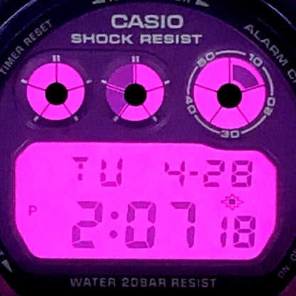 Casio G-SHOCK DW-6900SW-6 Shiro Nakano Metallic Purple Watch
