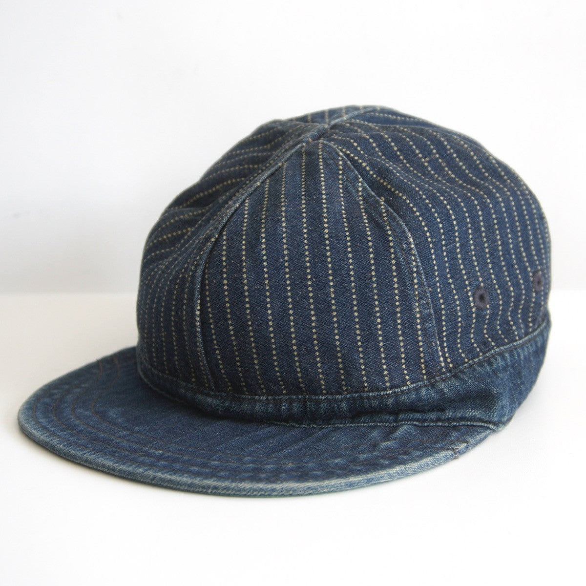 RRL Indigo Wabash Engineer Cap Faded Size ONE SIZE