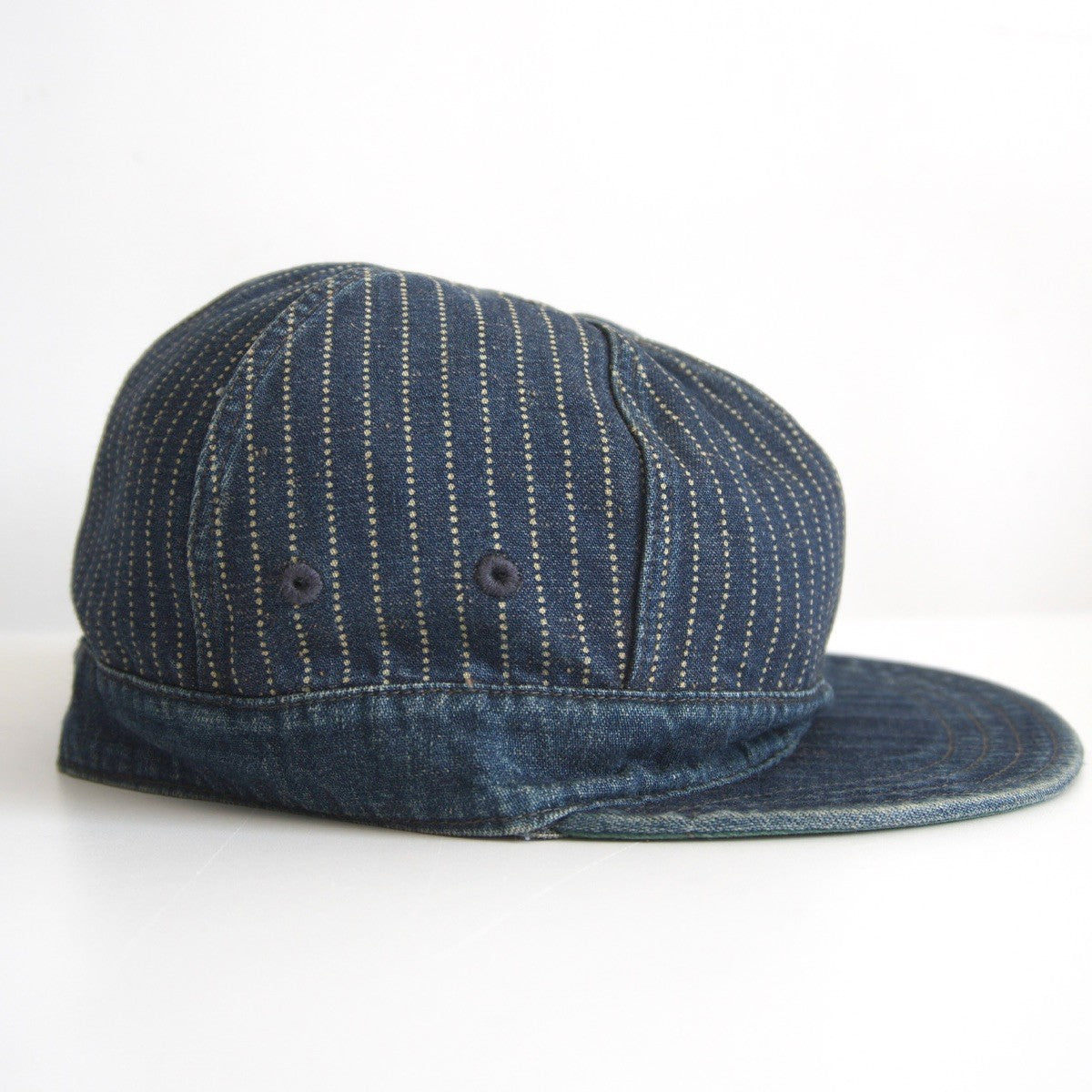 RRL Indigo Wabash Engineer Cap Faded Size ONE SIZE
