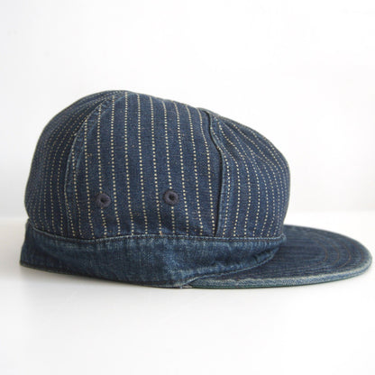 RRL Indigo Wabash Engineer Cap Faded Size ONE SIZE