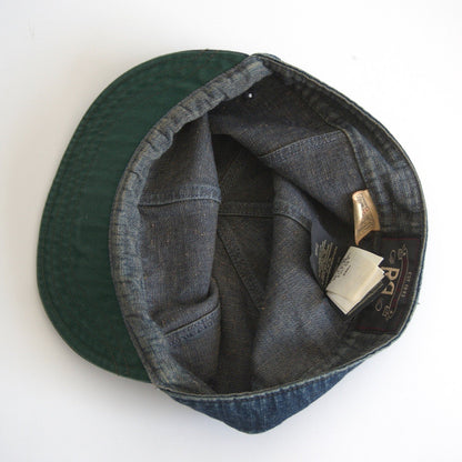 RRL Indigo Wabash Engineer Cap Faded Size ONE SIZE