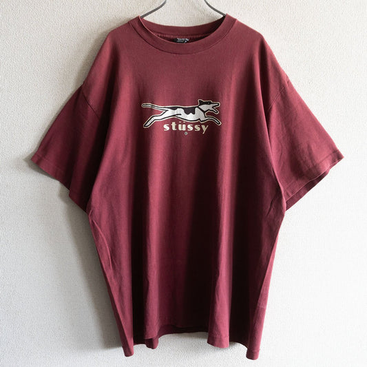 Stussy 80S Double-sided print T-shirt Size XL