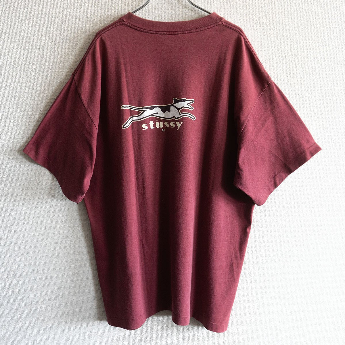 Stussy 80S Double-sided print T-shirt Size XL