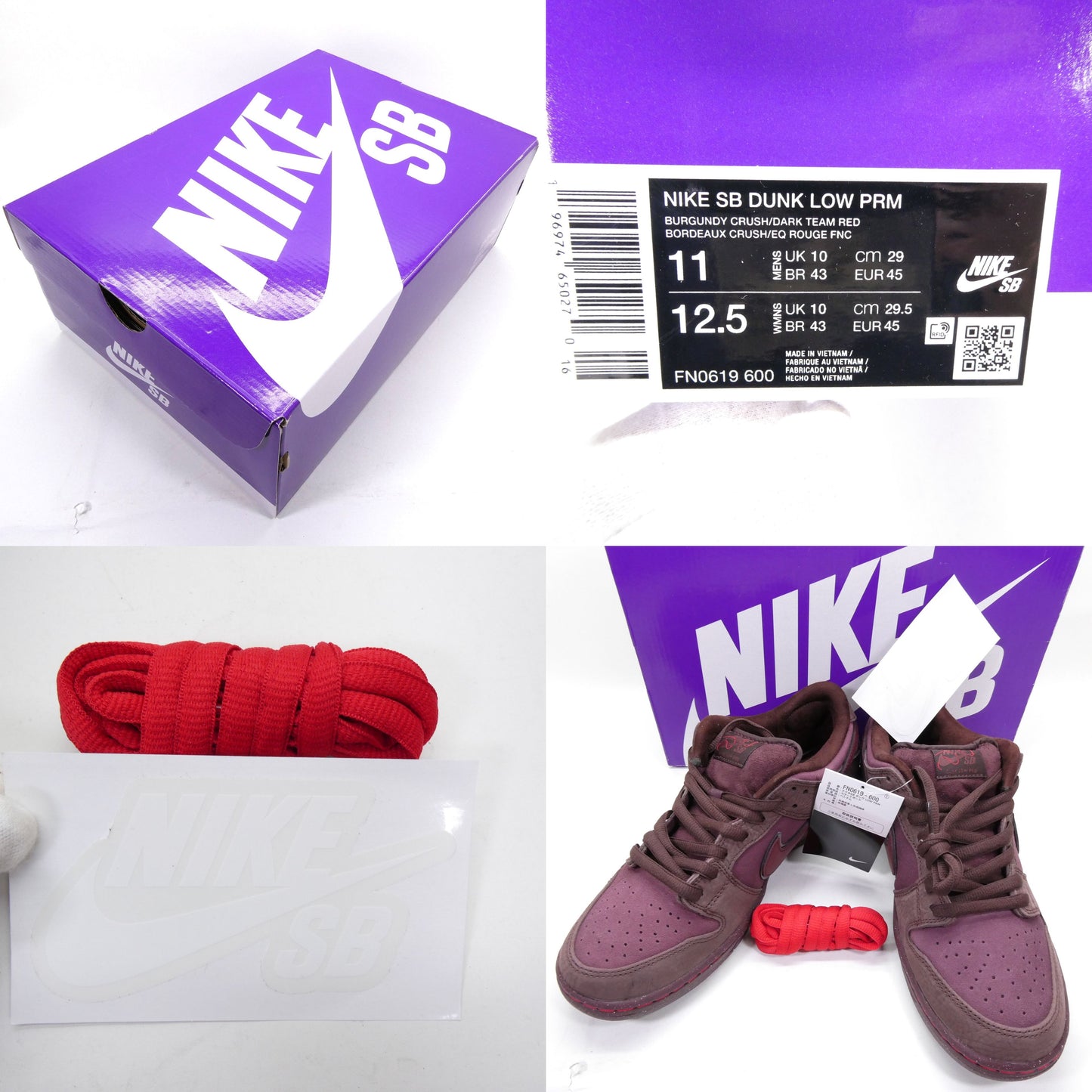 NIKE SB Dunk Low Valentine's Day City of Love Sneakers