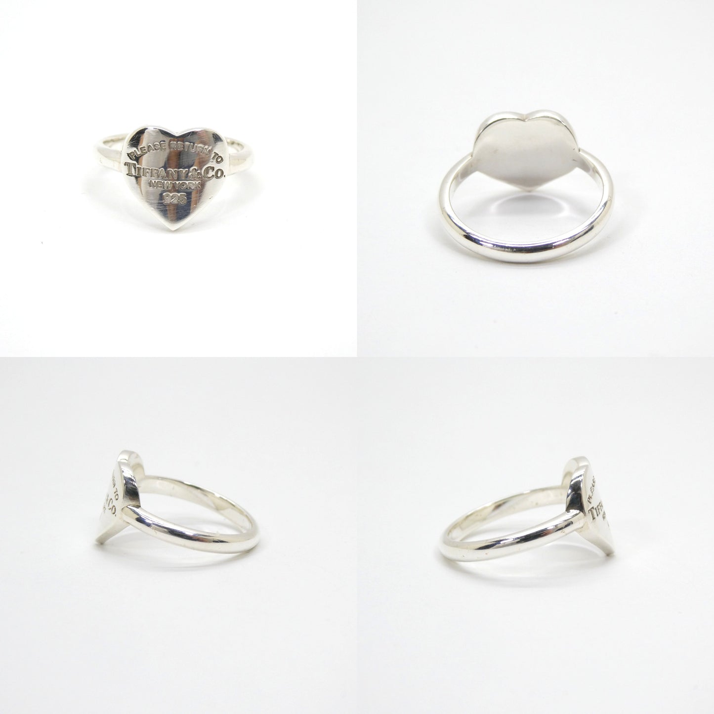Tiffany & Co Return to Tiffany Ring Silver Size ONE SIZE
