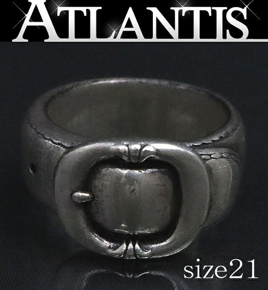 CHROME HEARTS Belted Gunslinger Silver Ring Size US 10